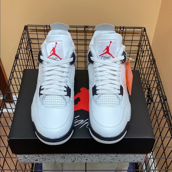 2025 Air Jordan 4 Retro “White Cement” - Picture 3 of 10